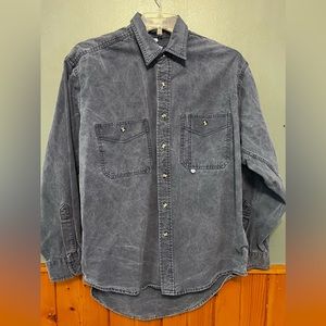 Bear Creek Outfitters blue VTG men’s button down long sleeve shirt